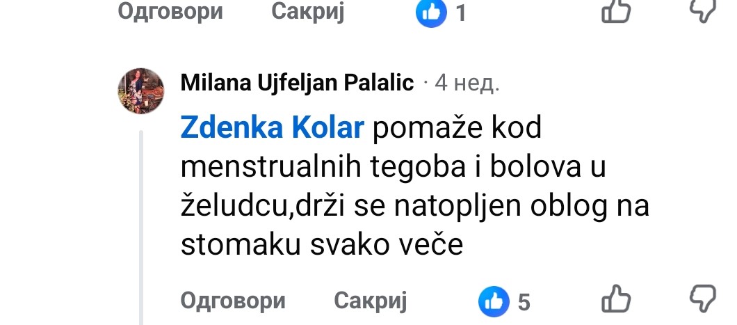 mensturalni bolovi i bolovi u zeludcu